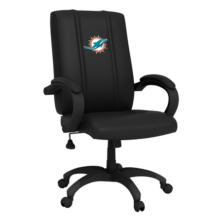 Dreamseat Office Chair 1000 with Miami Dolphins Primary Logo XZOC1000-PSNFL20090